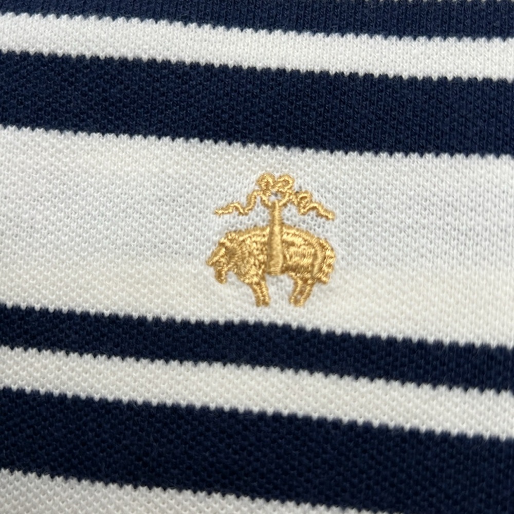 Brooks Brothers Long Sleeve Striped Polo / L - Picture 5 of 10